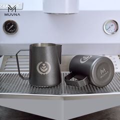 Ca Đánh Sữa Bằng Thép Không Gỉ 304 Cao Cấp Nhiều Màu 450ml - 600ml MUVNA | Type B Milk Pitcher