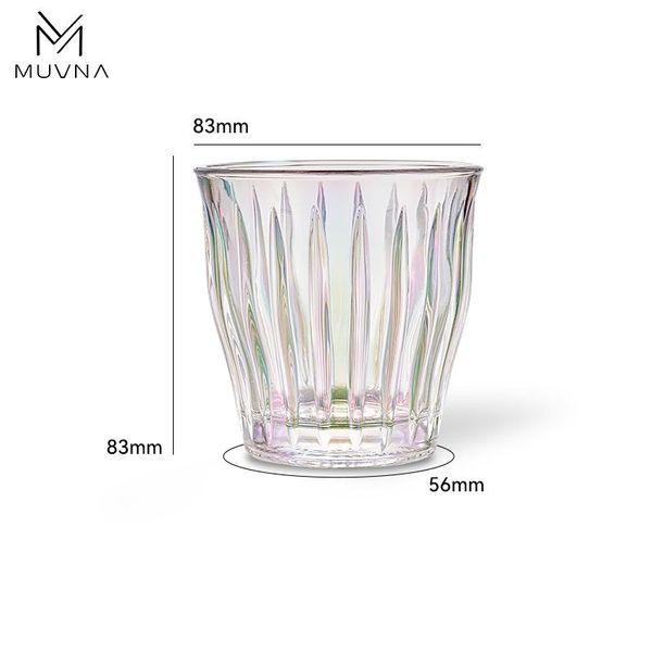 Cốc Thủy Tinh TIVAT Chịu Nhiệt 220ml MUVNA | TIVAT Glass Coffee Cup