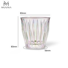 Cốc Thủy Tinh TIVAT Chịu Nhiệt 220ml MUVNA | TIVAT Glass Coffee Cup
