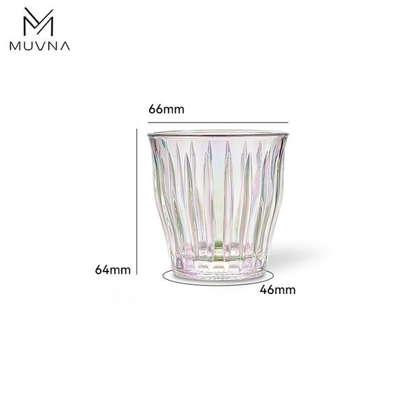 Cốc Thủy Tinh TIVAT Chịu Nhiệt 220ml MUVNA | TIVAT Glass Coffee Cup