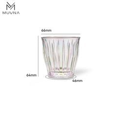 Cốc Thủy Tinh TIVAT Chịu Nhiệt 220ml MUVNA | TIVAT Glass Coffee Cup