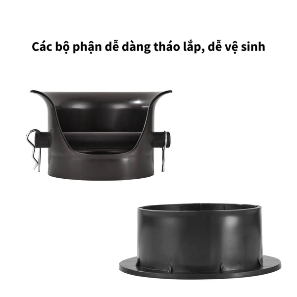 Hộp Đập Bã Cà Phê Dạng Đứng Ống Tròn | COFFEE KNOCK BOX TUBE [PRE-ORDER]