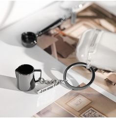 Móc Khóa Ca Đánh Sữa MHW-3BOMBER| KEYCHAIN MILK PITCHER, TAMPER, COFFEE GRINDER