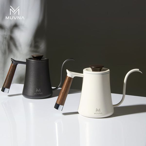 Combo Pha Cà Phê Pour Over Ấm Cổ Ngỗng Trắng, Phễu Nhựa, Bình Đong Cà Phê MUVNA | Combo Kettle, Dripper, Server for Pour Over Coffee