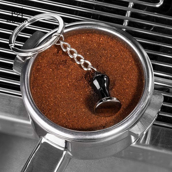 Móc Khóa Ca Đánh Sữa, Tamper, Máy Xay, Tay Cầm MUVNA | Keychain Milk Pitcher, Tamper, Grinder, Portafilter