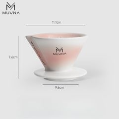 Phễu Pha Cà Phê Bằng Gốm Sứ V60 Drip / Pour Over Xiangchuan MUVNA | Xingchuan Ceramic Dripper