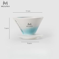 Phễu Pha Cà Phê Bằng Gốm Sứ V60 Drip / Pour Over Xiangchuan MUVNA | Xingchuan Ceramic Dripper
