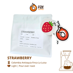 Cà Phê Hạt Strawberry Honey 150g | Colombia Antioquia Finca La Luisa Strawberry Honey Caturra Coffee Bean
