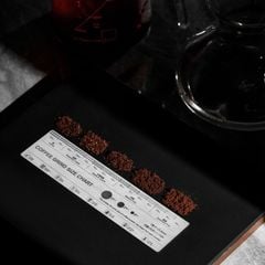 Thước Đo Độ Nhuyễn Bột Cà Phê 15 Mức Bằng Thép Không Gỉ MUVNA | Coffee Grind Size Reference Chart