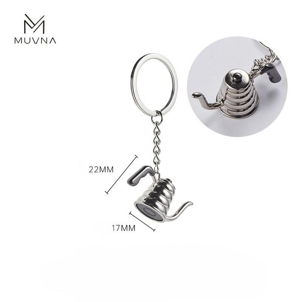Móc Khóa Ca Đánh Sữa, Tamper, Máy Xay, Tay Cầm MUVNA | Keychain Milk Pitcher, Tamper, Grinder, Portafilter