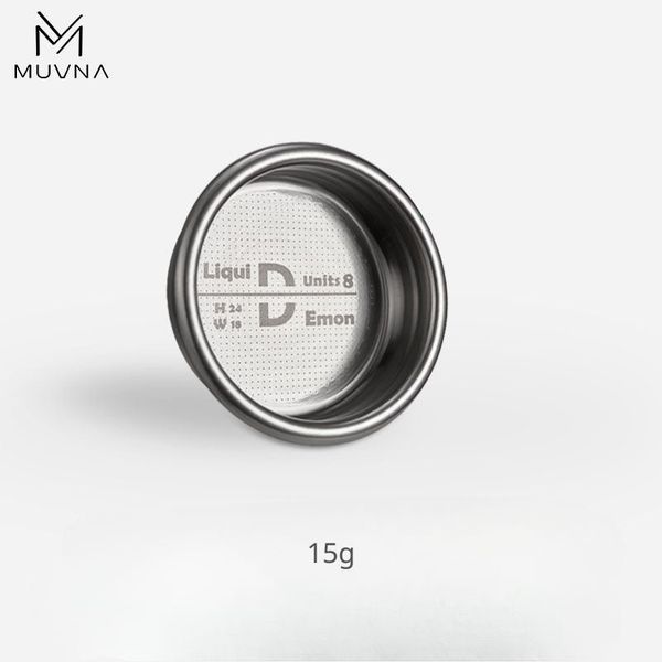 Giỏ Lọc Cà Phê Unit 8 Bằng Thép Không Gỉ Phủ Lớp Titanium 58mm MUVNA | Unit 8 Precision Basket Titanium