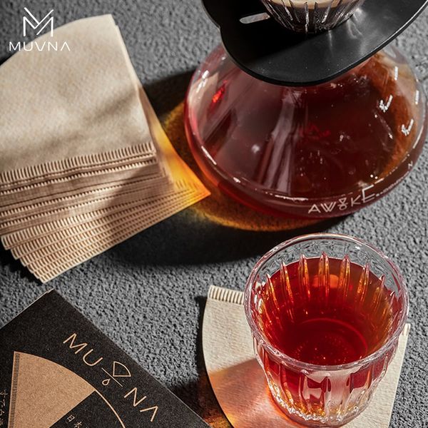 Hộp 100 Chiếc Giấy Lọc V01 Pha Cà Phê Pour Over MUVNA | V60 Coffee Filter V01