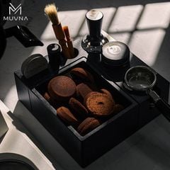 Hộp Đập Bã Cà Phê Đa Chức Năng Tích Hợp MUVNA | ABS Multifunctional Tamping Stand, Knock Box