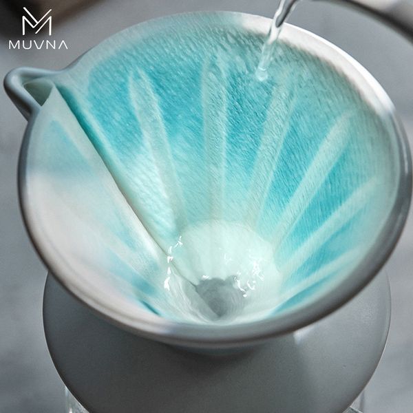 Phễu Pha Cà Phê Bằng Gốm Sứ V60 Drip / Pour Over Xiangchuan MUVNA | Xingchuan Ceramic Dripper