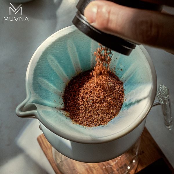 Phễu Pha Cà Phê Bằng Gốm Sứ V60 Drip / Pour Over Xiangchuan MUVNA | Xingchuan Ceramic Dripper