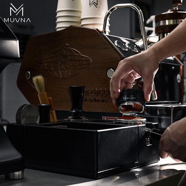 Hộp Đập Bã Cà Phê Đa Chức Năng Tích Hợp MUVNA | ABS Multifunctional Tamping Stand, Knock Box
