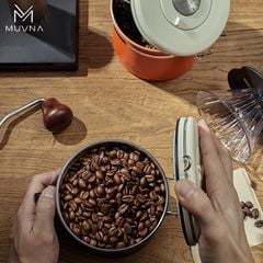 Hộp Đựng Hạt Cà Phê Van Xả Một Chiều 500g MUVNA | Coffee Bean Dispenser with One-Way Flush Valve