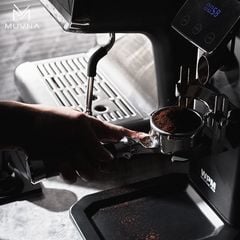 Tay Cầm Lucifer MỚI Không Đáy (rổ rời) Dùng Cho Group Head E61 MUVNA | Lucifer Bottomless Portafilter