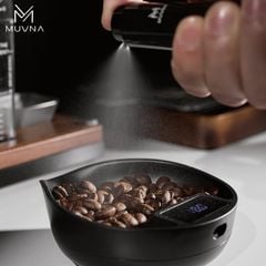 Cân Điện Tử Pha Cà Phê Hình Khay Bằng Nhựa ABS MUVNA | Black Tray-shaped Electronic Scale