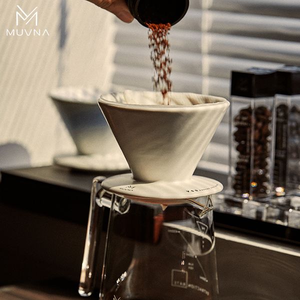 Phễu Pha Cà Phê Drip/Pour Over Bằng Gốm Sứ V60 Xingwo MUVNA |  Xingwo V60 Ceramic Filter