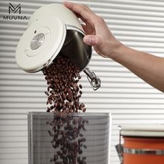 Hộp Đựng Hạt Cà Phê Van Xả Một Chiều 500g MUVNA | Coffee Bean Dispenser with One-Way Flush Valve