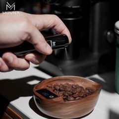 Cân Cà Phê Điện Tử Hình Khay Bằng Gỗ MUVNA | Wooden Tray-shaped Electronic Scale