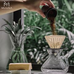 Hộp 100 Chiếc Giấy Lọc V01 Pha Cà Phê Pour Over MUVNA | V60 Coffee Filter V01