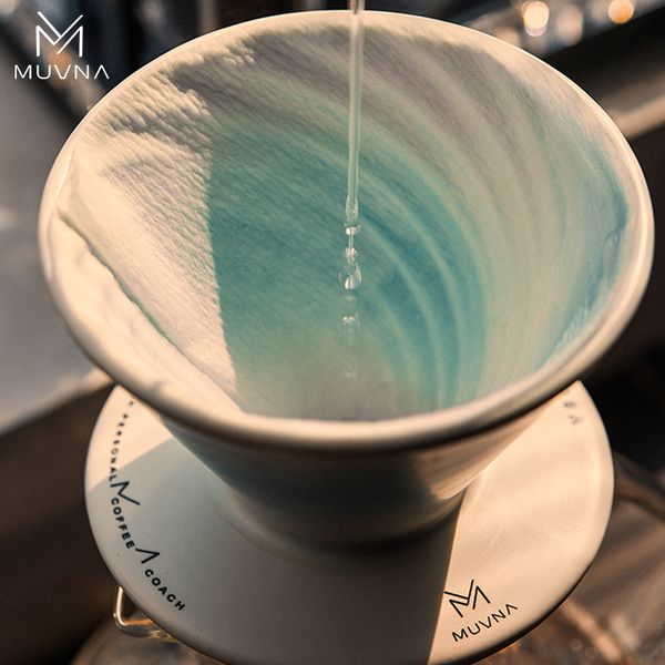 Phễu Pha Cà Phê Drip/Pour Over Bằng Gốm Sứ V60 Xingwo MUVNA |  Xingwo V60 Ceramic Filter