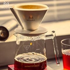 Phễu Pha Cà Phê Bằng Gốm Sứ V60 Drip / Pour Over Xiangchuan MUVNA | Xingchuan Ceramic Dripper