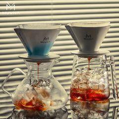 Phễu Pha Cà Phê Bằng Gốm Sứ V60 Drip / Pour Over Xiangchuan MUVNA | Xingchuan Ceramic Dripper