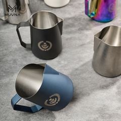 Ca Đánh Sữa Bằng Thép Không Gỉ 304 Cao Cấp Nhiều Màu 450ml - 600ml MUVNA | Type B Milk Pitcher
