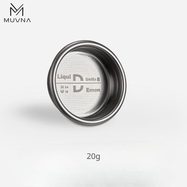 Giỏ Lọc Cà Phê Unit 8 Bằng Thép Không Gỉ Phủ Lớp Titanium 58mm MUVNA | Unit 8 Precision Basket Titanium