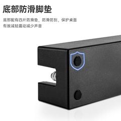 Giá Kê Tamper Nén Cà Phê Bằng Nhựa ABS Đa Chức Năng 51mm/53mm/58mm MUVNA | ABS Tamping Stand Black