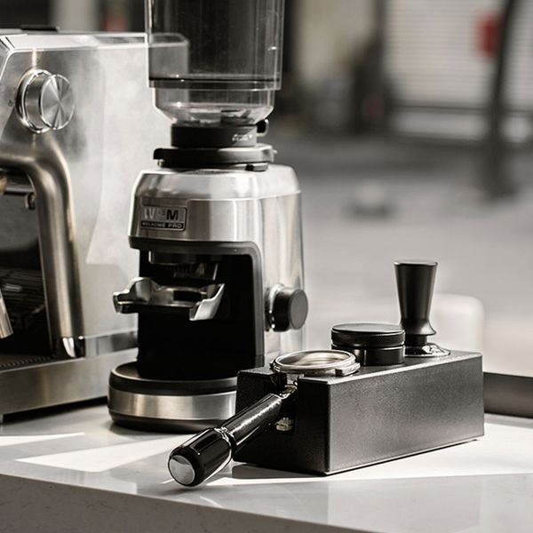 Giá Kê Tamper Nén Cà Phê Bằng Nhựa ABS Đa Chức Năng 51mm/53mm/58mm MUVNA | ABS Tamping Stand Black