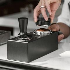 Giá Kê Tamper Nén Cà Phê Bằng Nhựa ABS Đa Chức Năng 51mm/53mm/58mm MUVNA | ABS Tamping Stand Black