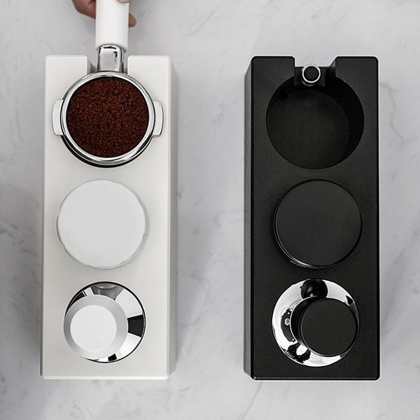 Giá Kê Tamper Nén Cà Phê Bằng Nhựa ABS Đa Chức Năng 51mm/53mm/58mm MUVNA | ABS Tamping Stand Black