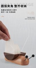 Giá Đựng Giấy Lọc, Lưới Lọc Hình Ốc Sên Bằng Gỗ MUVNA | Snail Filter Paper Holder