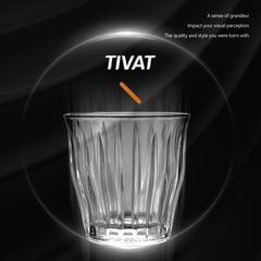 Cốc Thủy Tinh TIVAT Chịu Nhiệt 220ml MUVNA | TIVAT Glass Coffee Cup