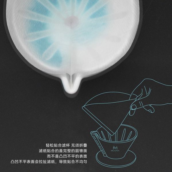 Phễu Pha Cà Phê Bằng Gốm Sứ V60 Drip / Pour Over Xiangchuan MUVNA | Xingchuan Ceramic Dripper