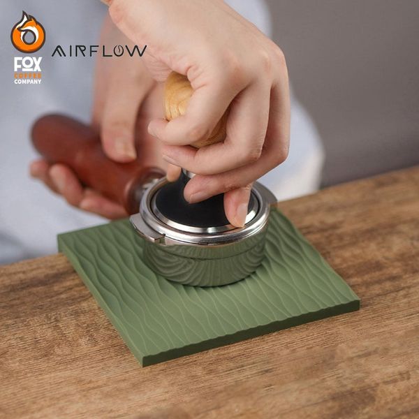 Thảm Bar Silicon / Tấm Cao Su Hỗ Trợ nén Cà Phê Espresso 235*150*38.5mm AIRFLOW | SILICON BAR PAD, TAMPING MAT