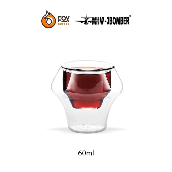 Cốc Thủy Tinh 2 Lớp 60ml Cách Nhiệt MHW-3BOMBER | NIGHTEN CUP