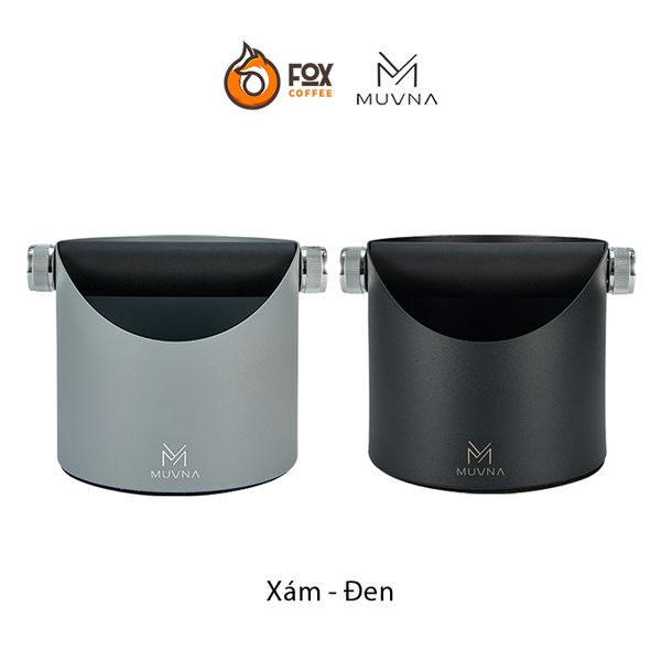 Hộp Đập Bã Cà Phê Bằng Thép Không Gỉ MUVNA | Stainless Steal Square Knock Box