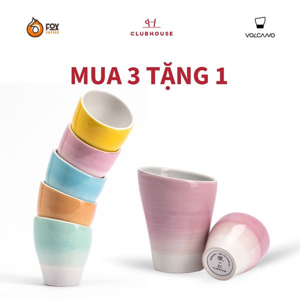 Ly, Cốc Uống Cà Phê Cao Cấp VOLCANO Club House | CLUB HOUSE COFFEE CUPS
