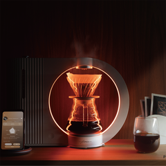 COMBO Máy Pha Cà Phê Pour Over Tự Động Hikaru và Máy Xay Cà Phê Edge Plus Đen | Black Electric Coffee Grinder & V60 Smart Brewer Hikaru
