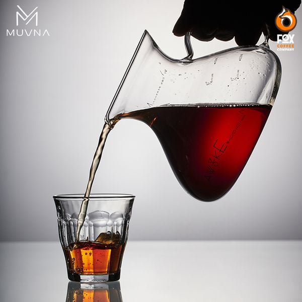 Bình Thủy Tinh Đong Cà Phê Awake Server 450ml Có Tay Cầm MUVNA | SHARING POT
