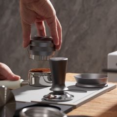 Thảm Bar / Tấm Silicon Hỗ Trợ Nén Cà Phê Espresso Tích Hợp Đế Đỡ Tamper, Distributor MUVNA | Silicone Tamping Mat