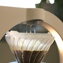 COMBO Máy Pha Cà Phê Pour Over Tự Động Hikaru và Máy Xay Cà Phê Edge Plus Bạc | Silver Electric Coffee Grinder & V60 Smart Brewer Hikaru
