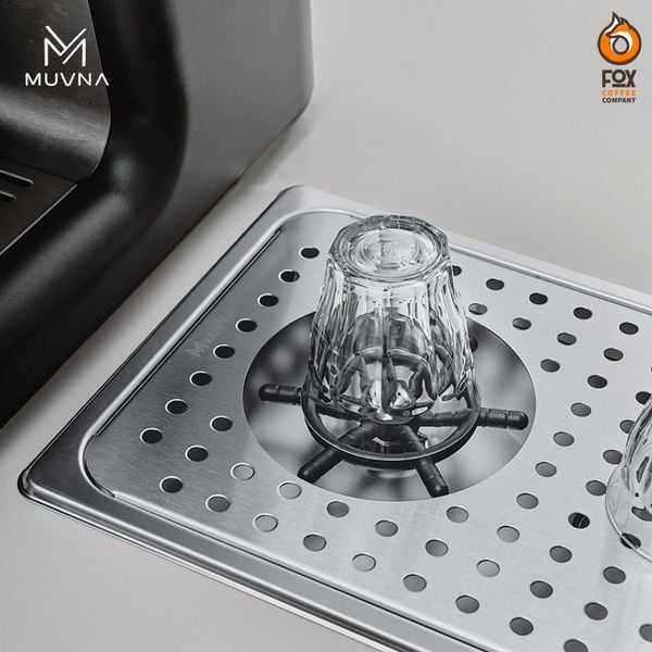 Khay Rửa Ly Quầy Bar Âm Bàn Tự Động MUVNA | CUP RINSER