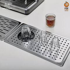 Khay Rửa Ly Quầy Bar Âm Bàn Tự Động MUVNA | CUP RINSER