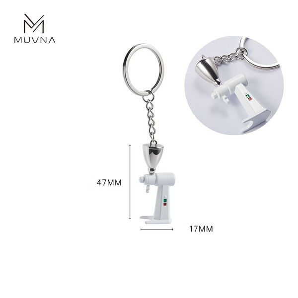 Móc Khóa Ca Đánh Sữa, Tamper, Máy Xay, Tay Cầm MUVNA | Keychain Milk Pitcher, Tamper, Grinder, Portafilter